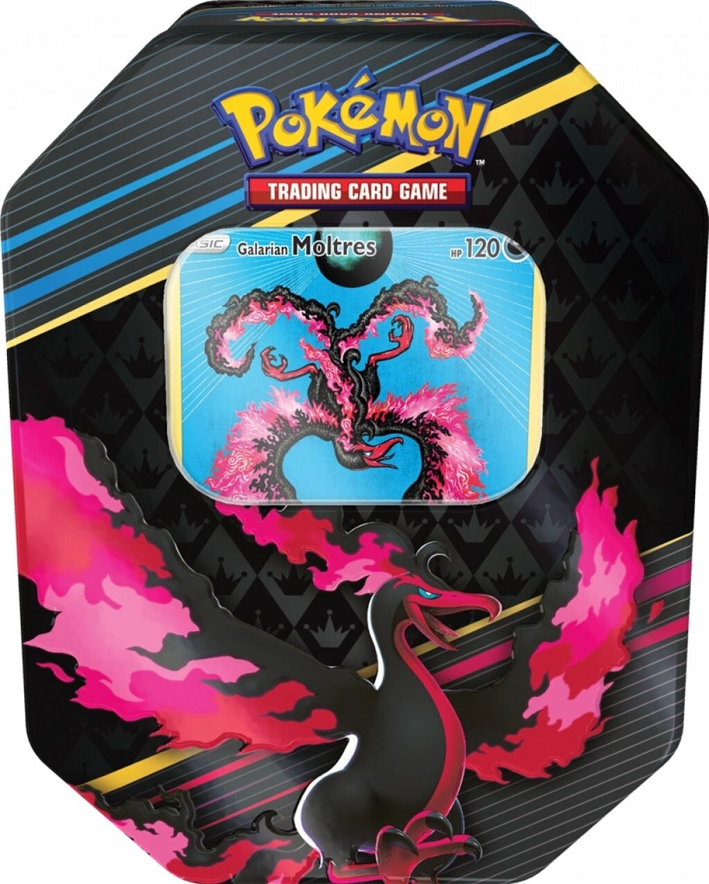 Sword & Shield: Crown Zenith - Tin (Galarian Moltres) (International Version) | Jack's On Queen