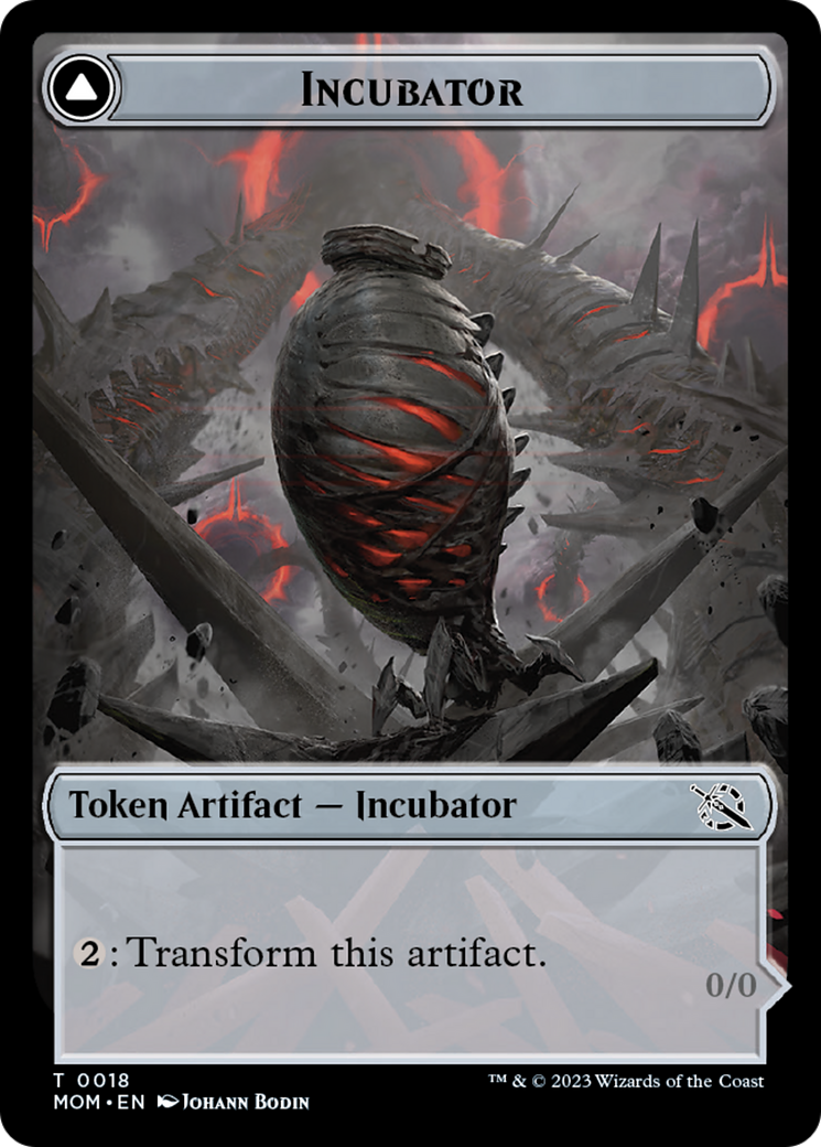 Incubator // Phyrexian (18) Double-Sided Token [March of the Machine Tokens] | Jack's On Queen