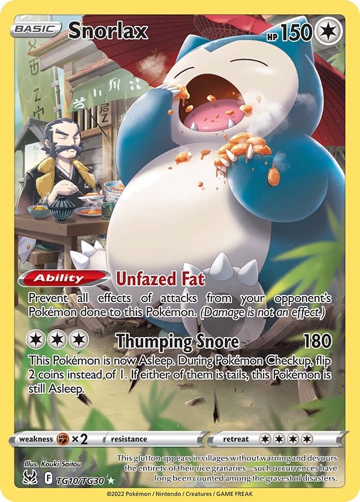 Snorlax (TG10/TG30) [Sword & Shield: Lost Origin] | Jack's On Queen