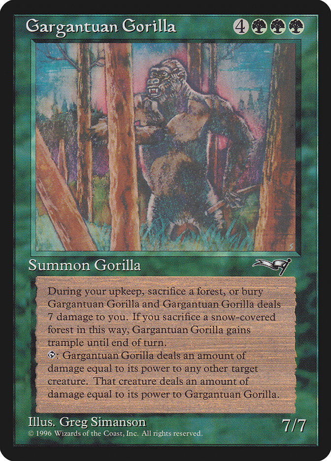 Gargantuan Gorilla [Alliances] | Jack's On Queen