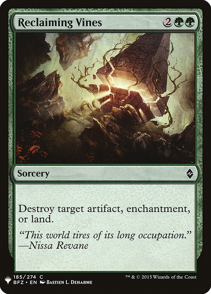 Reclaiming Vines [Mystery Booster] | Jack's On Queen