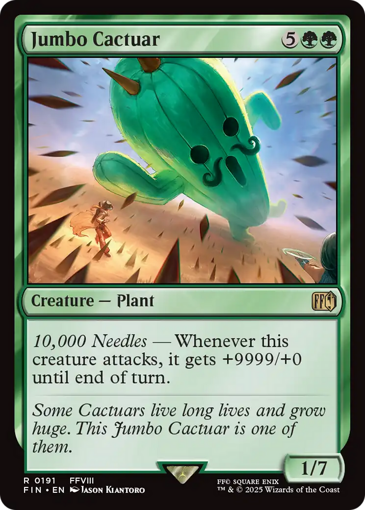 Jumbo Cactuar [FINAL FANTASY] | Jack's On Queen