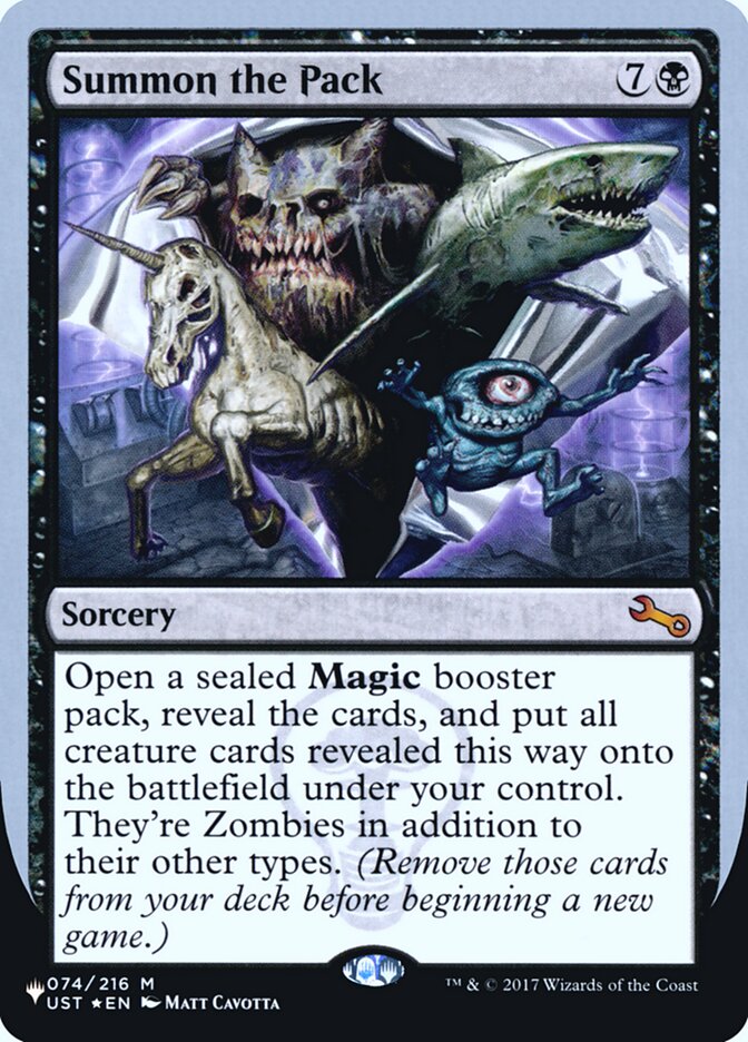 Summon the Pack (Unfinity Foil Edition) [The List] | Jack's On Queen