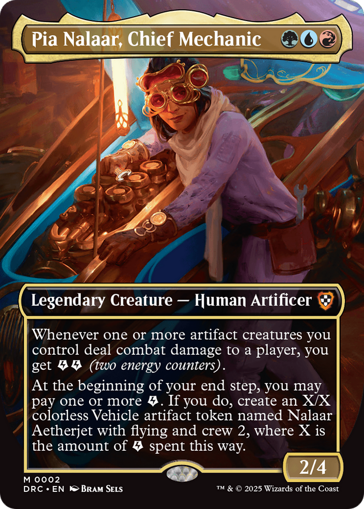 Pia Nalaar, Chief Mechanic (Borderless) [Aetherdrift Commander] | Jack's On Queen