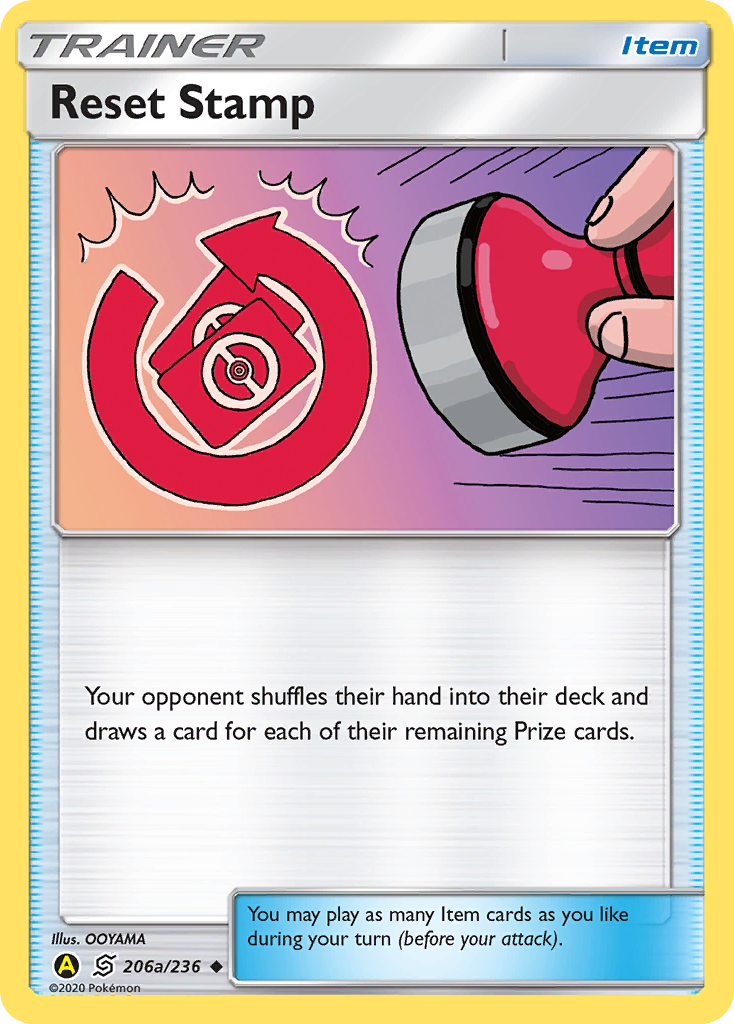 Reset Stamp (206a/236) [Alternate Art Promos] | Jack's On Queen