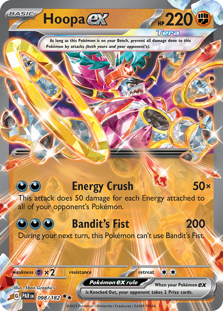 Hoopa ex (098/182) [Scarlet & Violet: Paradox Rift] | Jack's On Queen