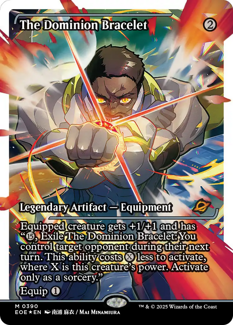 The Dominion Bracelet (Showcase) (Fracture Foil) [Edge of Eternities] | Jack's On Queen