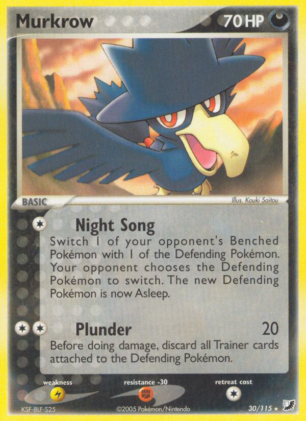 Murkrow (30/115) [EX: Unseen Forces] | Jack's On Queen