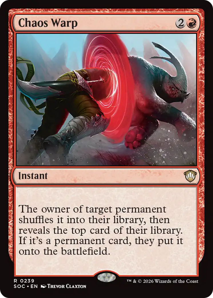 Chaos Warp [Secrets of Strixhaven Commander] | Jack's On Queen