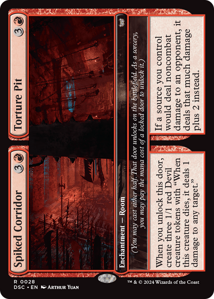 Spiked Corridor // Torture Pit [Duskmourn: House of Horror Commander] | Jack's On Queen