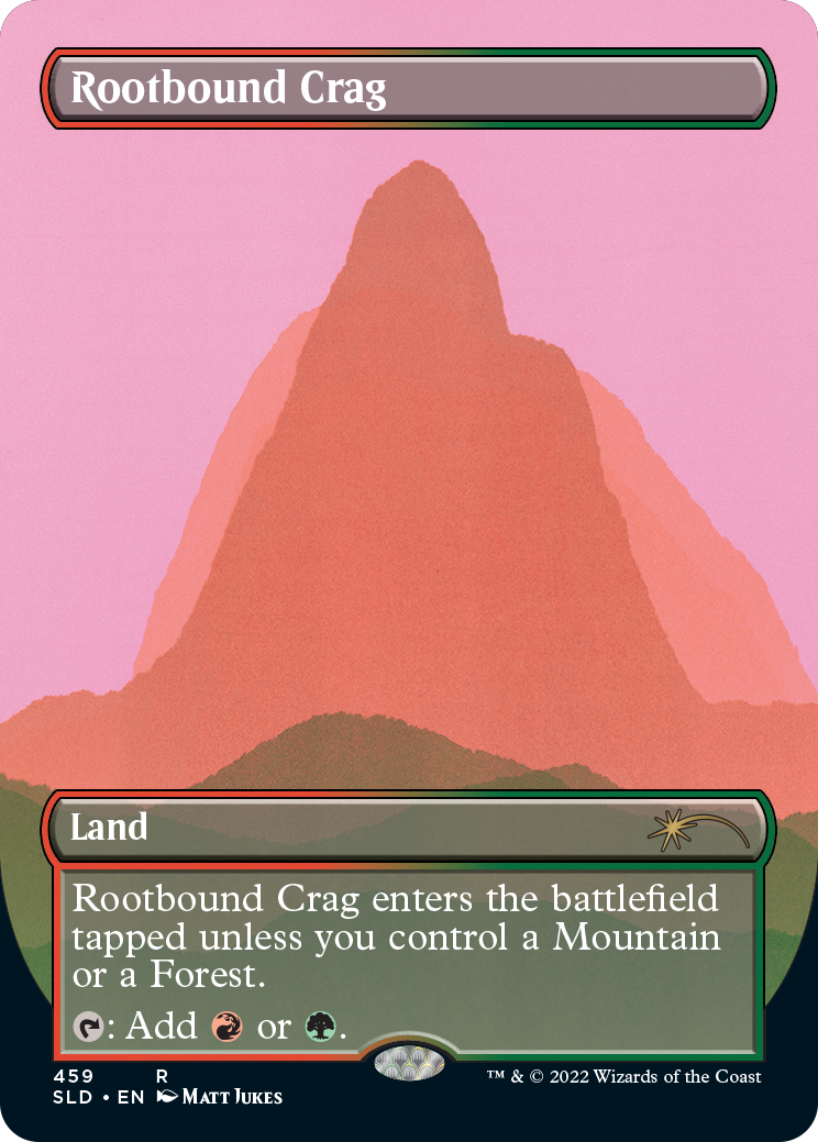Rootbound Crag (Borderless) [Secret Lair Drop Series] | Jack's On Queen