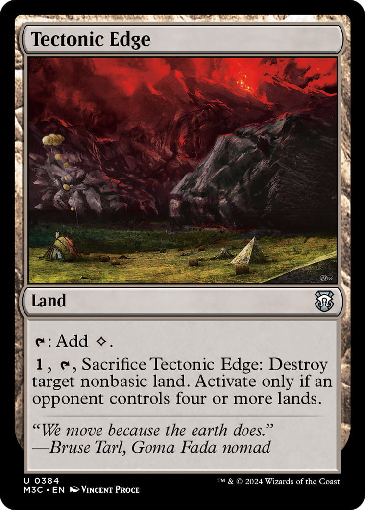 Tectonic Edge (Ripple Foil) [Modern Horizons 3 Commander] | Jack's On Queen