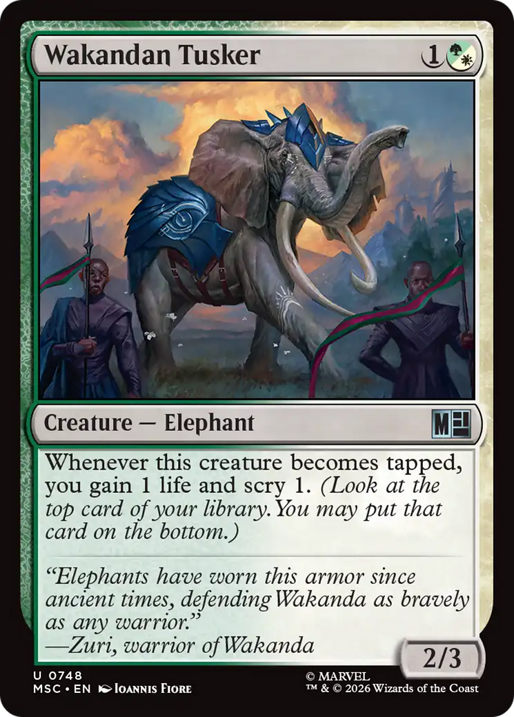 Wakandan Tusker [Marvel Super Heroes Commander] | Jack's On Queen
