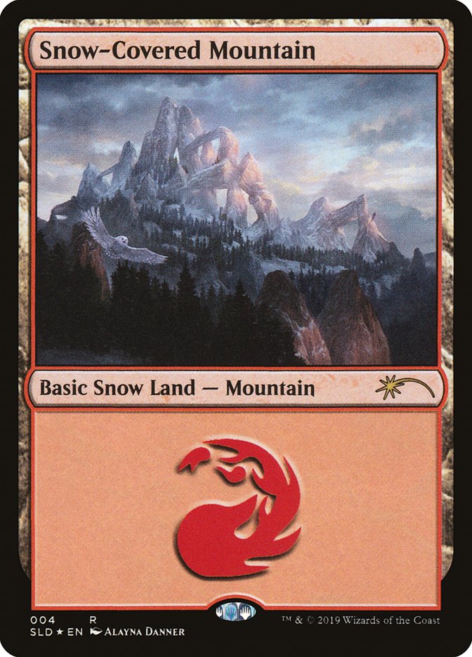 Snow-Covered Mountain (004) [Secret Lair Drop Series] | Jack's On Queen