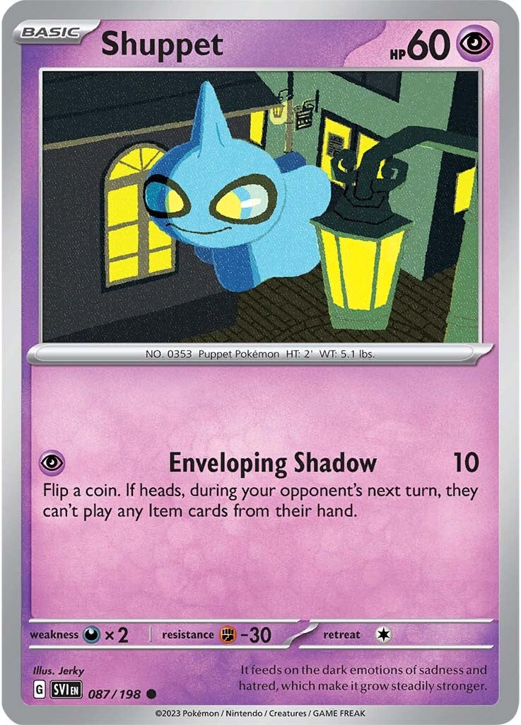 Shuppet (087/198) [Scarlet & Violet: Base Set] | Jack's On Queen