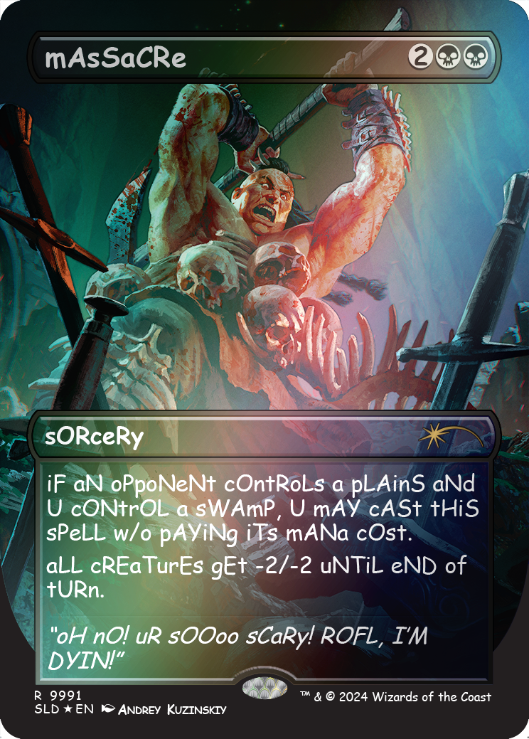 mAsSaCRe (Rainbow Foil) [Secret Lair Drop Series] | Jack's On Queen