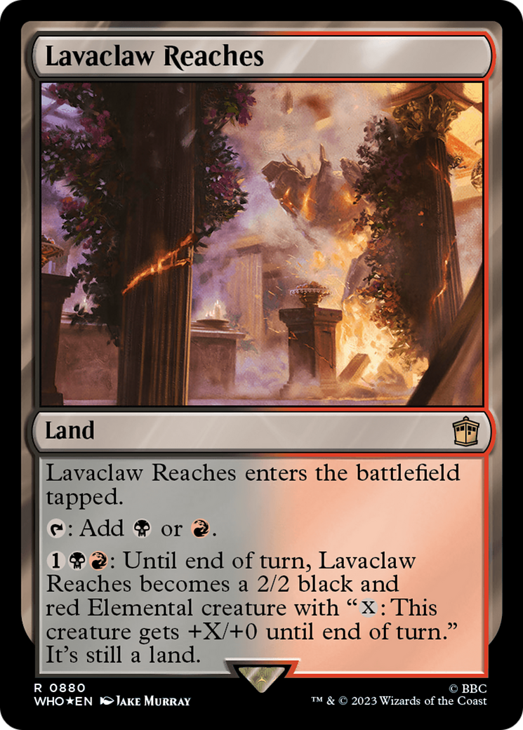 Lavaclaw Reaches (Surge Foil) [Doctor Who] | Jack's On Queen