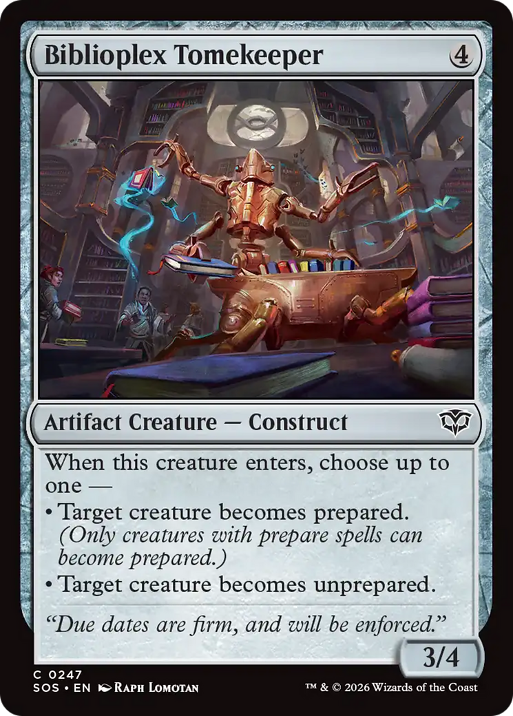 Biblioplex Tomekeeper [Secrets of Strixhaven] | Jack's On Queen