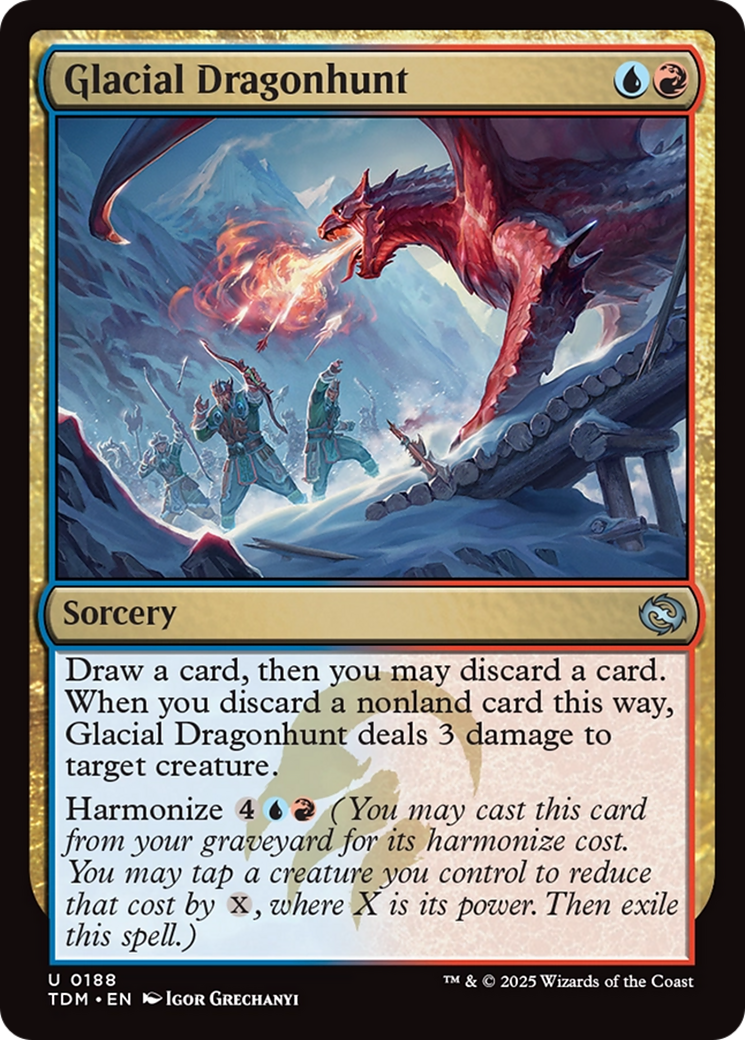 Glacial Dragonhunt [Tarkir: Dragonstorm] | Jack's On Queen
