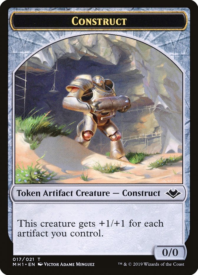 Soldier (004) // Construct (017) Double-Sided Token [Modern Horizons Tokens] | Jack's On Queen