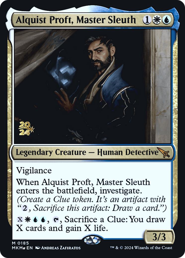 Alquist Proft, Master Sleuth [Murders at Karlov Manor Prerelease Promos] | Jack's On Queen