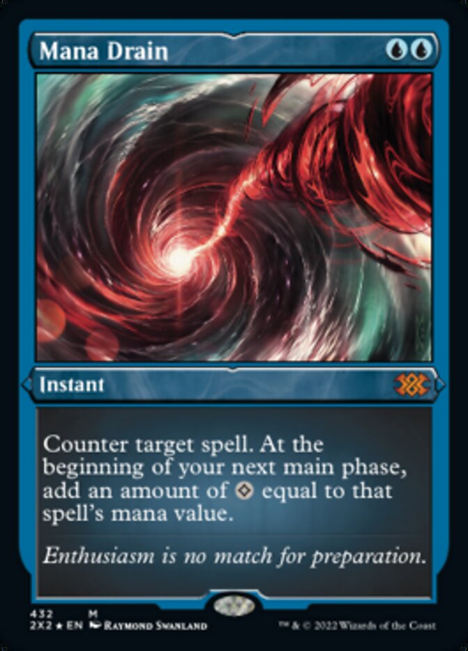 Mana Drain (Foil Etched) [Double Masters 2022] | Jack's On Queen