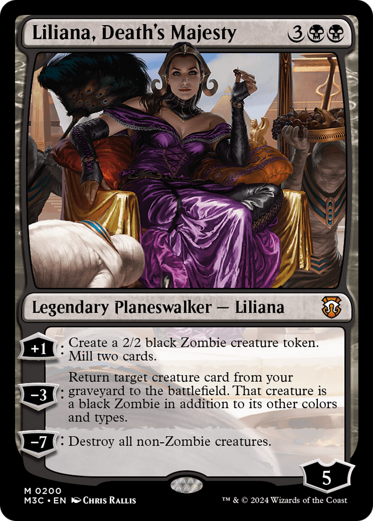 Liliana, Death's Majesty (Ripple Foil) [Modern Horizons 3 Commander] | Jack's On Queen