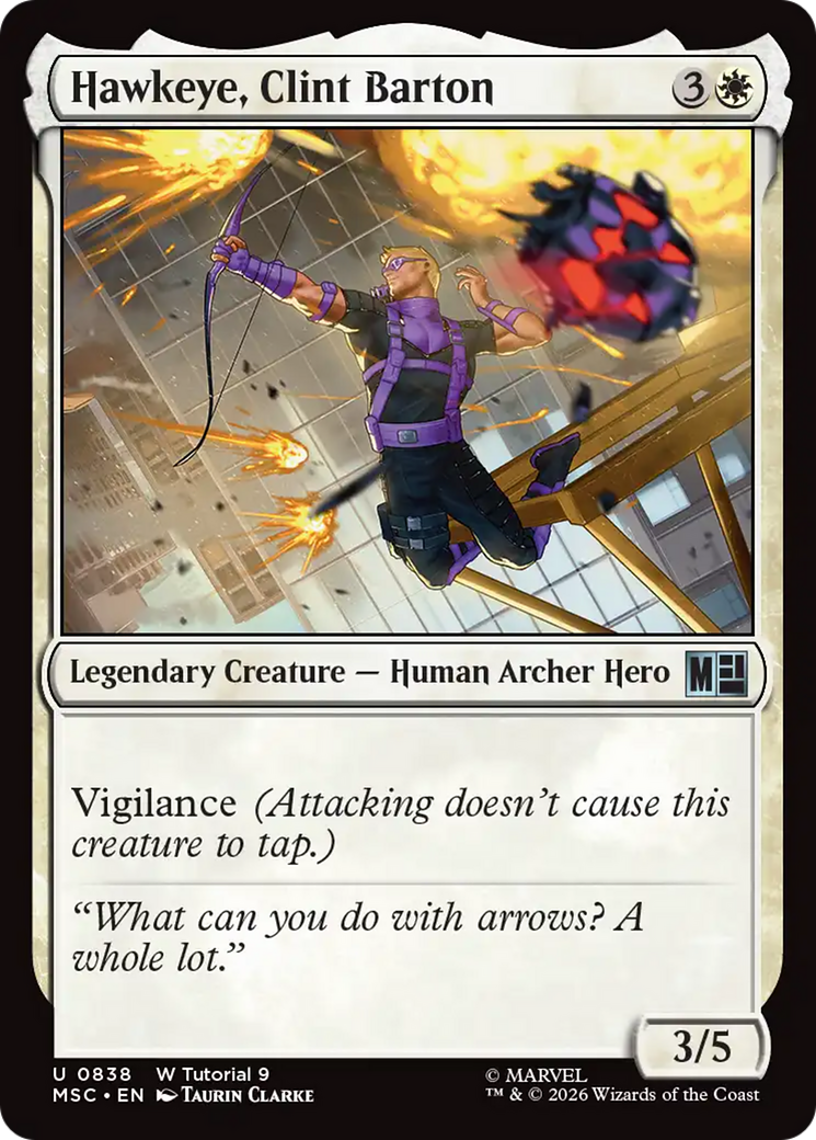 Hawkeye, Clint Barton (0838) [Marvel Super Heroes Commander] | Jack's On Queen