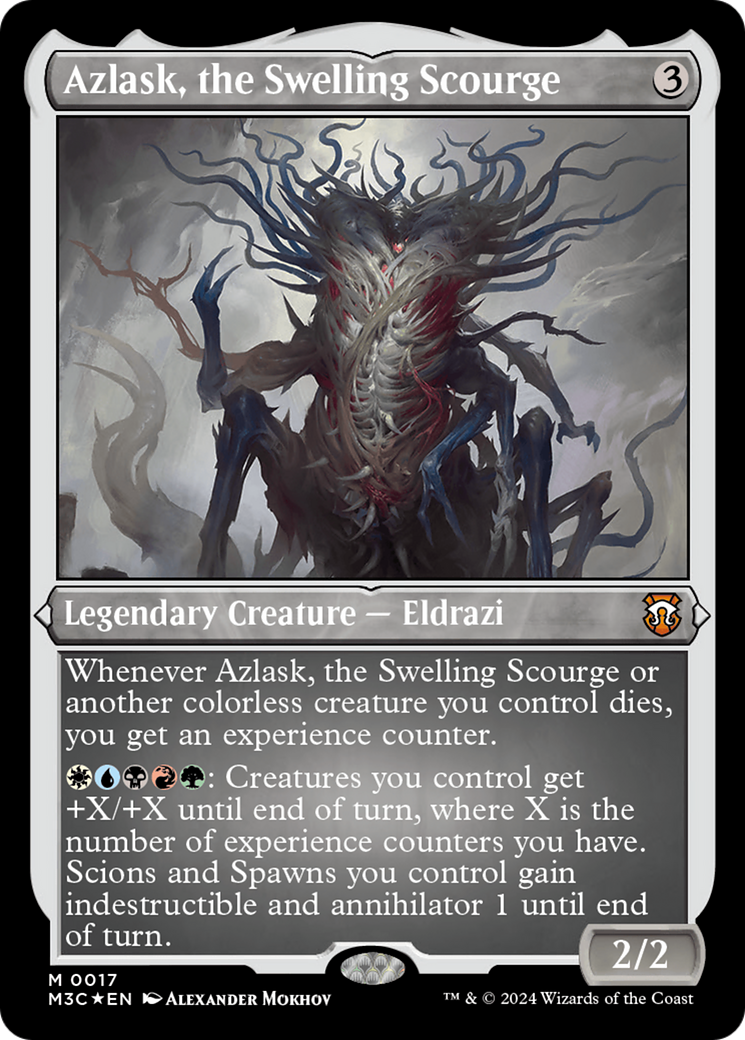 Azlask, the Swelling Scourge (Foil Etched) [Modern Horizons 3 Commander] | Jack's On Queen