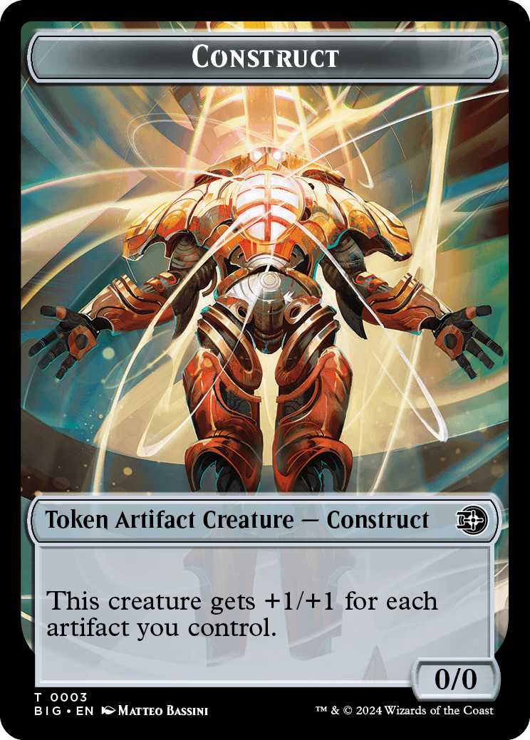 Construct // Plot Double-Sided Token [Outlaws of Thunder Junction Tokens] | Jack's On Queen