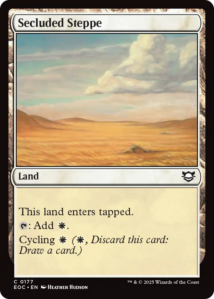 Secluded Steppe [Edge of Eternities Commander] | Jack's On Queen