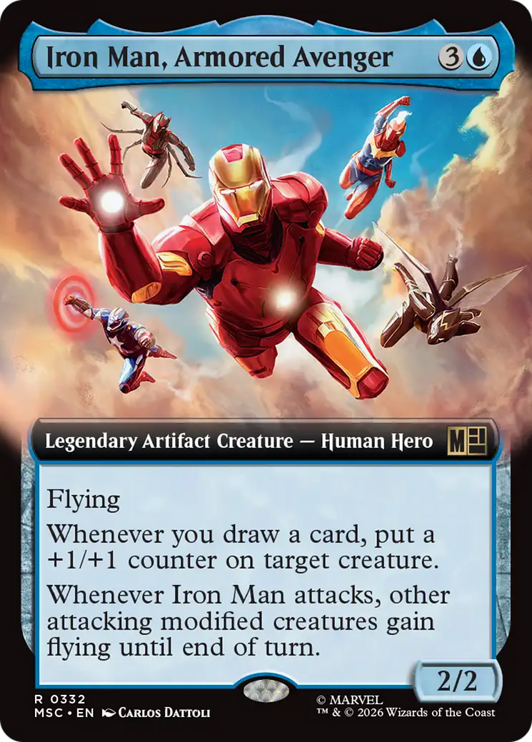 Iron Man, Armored Avenger (Extended Art) [Marvel Super Heroes Commander] | Jack's On Queen