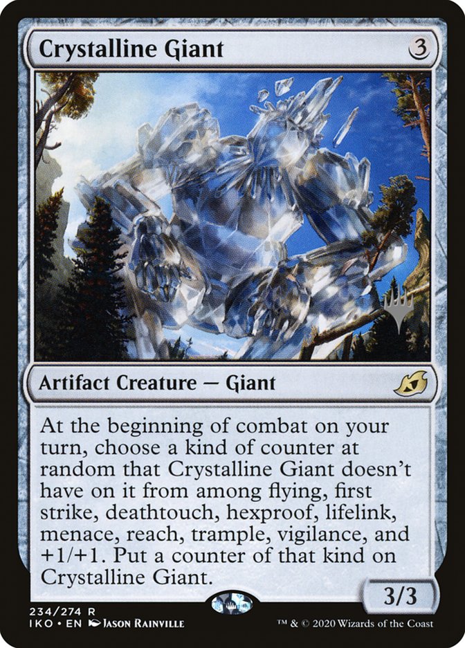 Crystalline Giant (Promo Pack) [Ikoria: Lair of Behemoths Promos] | Jack's On Queen