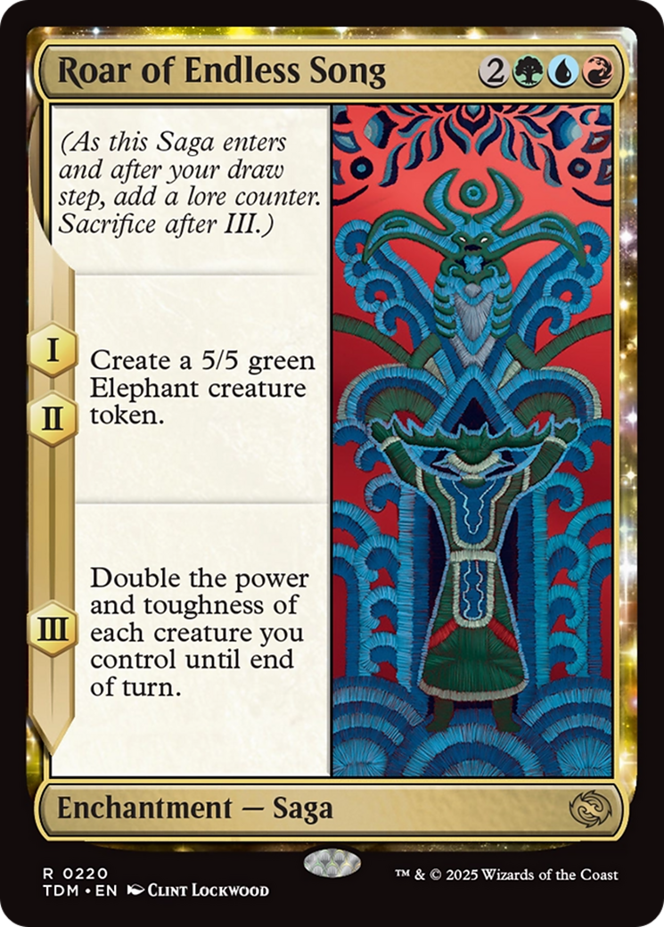 Roar of Endless Song [Tarkir: Dragonstorm] | Jack's On Queen