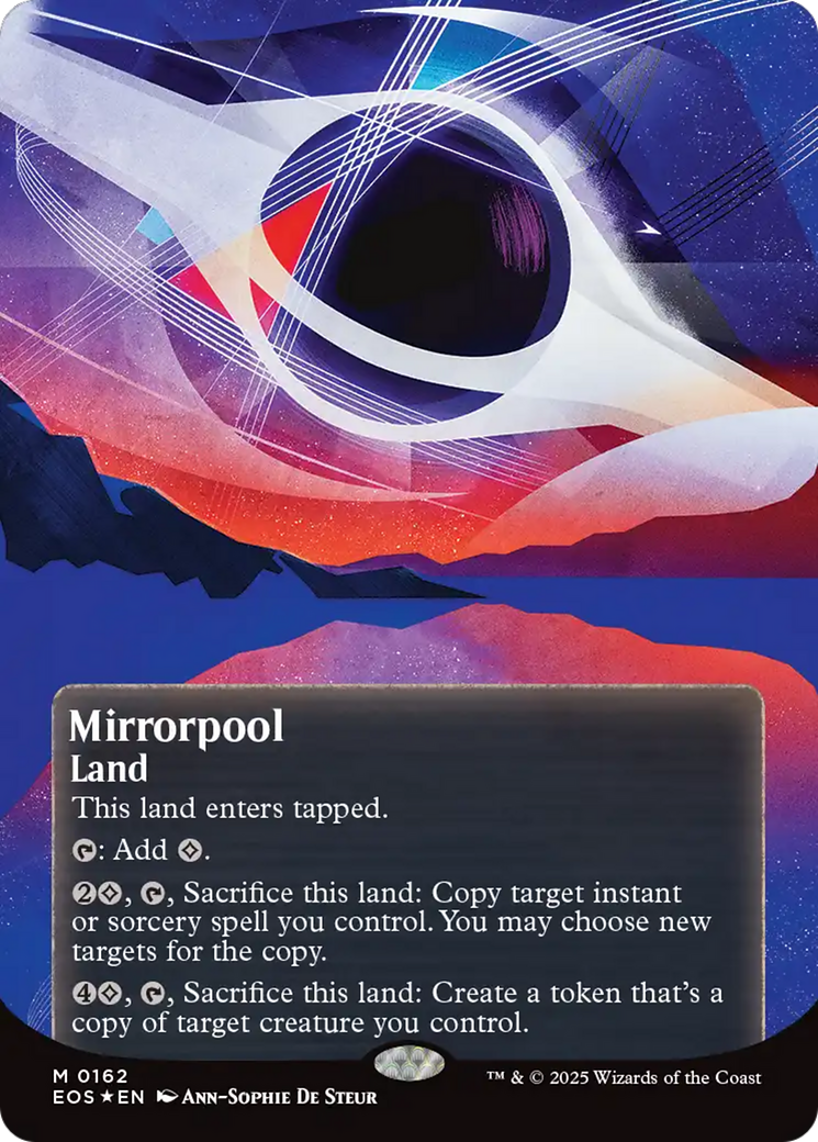 Mirrorpool (0162) (Borderless) (Galaxy Foil) [Edge of Eternities: Stellar Sights] | Jack's On Queen
