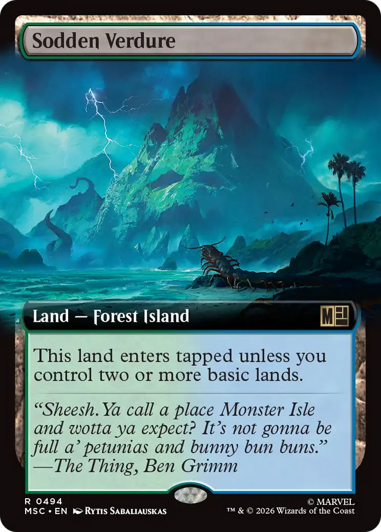 Sodden Verdure (Extended Art) [Marvel Super Heroes Commander] | Jack's On Queen