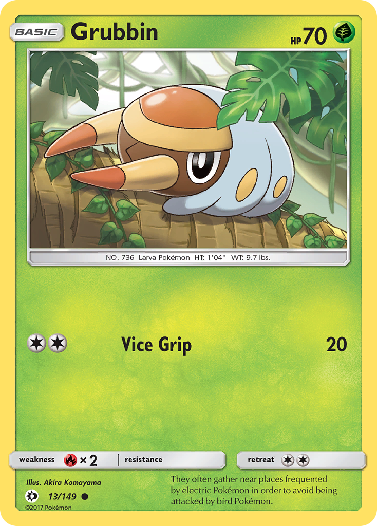 Grubbin (13/149) [Sun & Moon: Base Set] | Jack's On Queen