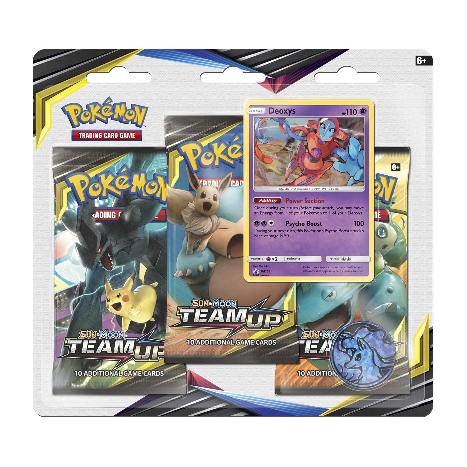 Sun & Moon: Team Up - 3-Pack Blister (Deoxys) | Jack's On Queen
