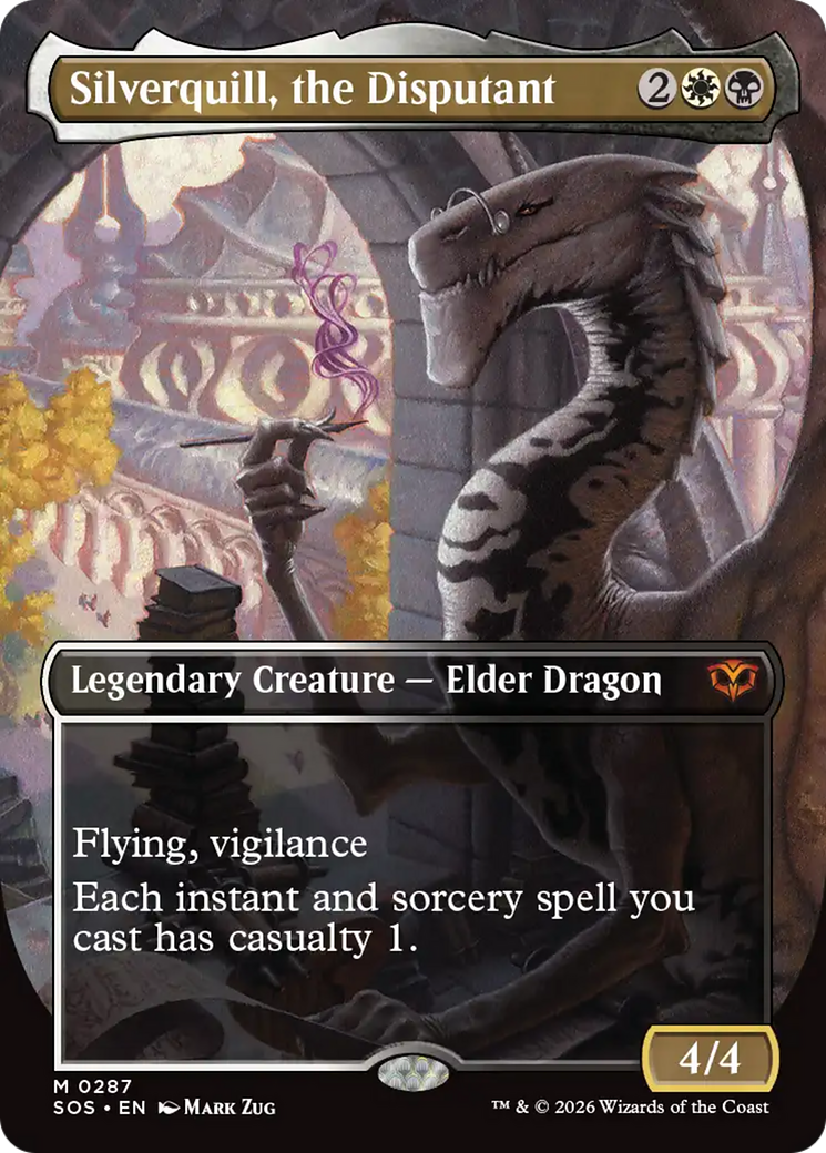 Silverquill, the Disputant (Borderless) [Secrets of Strixhaven] | Jack's On Queen