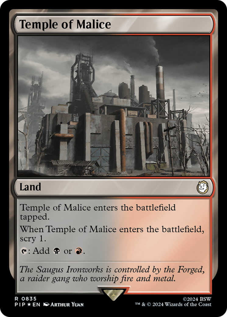 Temple of Malice (Surge Foil) [Fallout] | Jack's On Queen
