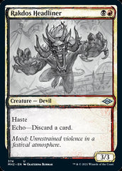 Rakdos Headliner (Sketch) [Modern Horizons 2] | Jack's On Queen