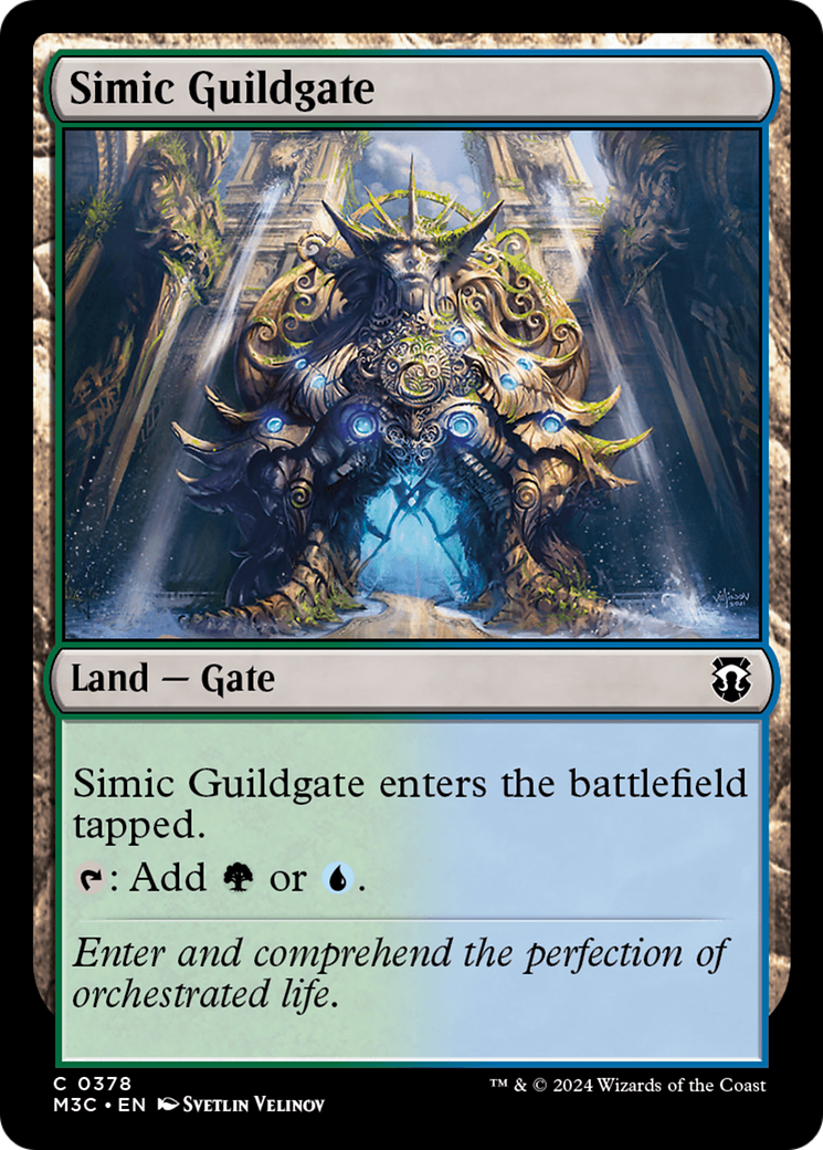 Simic Guildgate (Ripple Foil) [Modern Horizons 3 Commander] | Jack's On Queen