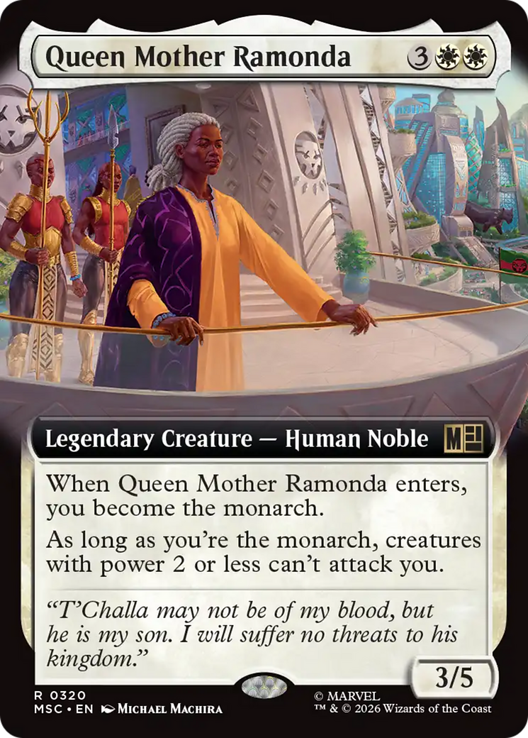 Queen Mother Ramonda (Extended Art) [Marvel Super Heroes Commander] | Jack's On Queen