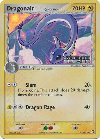 Dragonair (41/113) (Delta Species) (Stamped) [EX: Delta Species] | Jack's On Queen