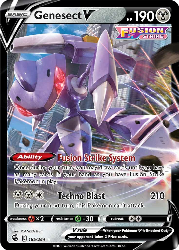 Genesect V (185/264) [Sword & Shield: Fusion Strike] | Jack's On Queen