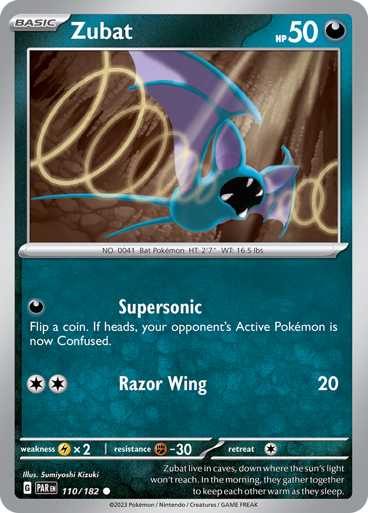 Zubat (110/182) [Scarlet & Violet: Paradox Rift] | Jack's On Queen