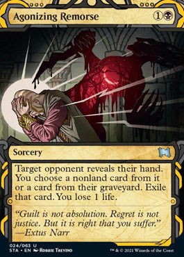 Agonizing Remorse (Foil Etched) [Strixhaven: Mystical Archive] | Jack's On Queen