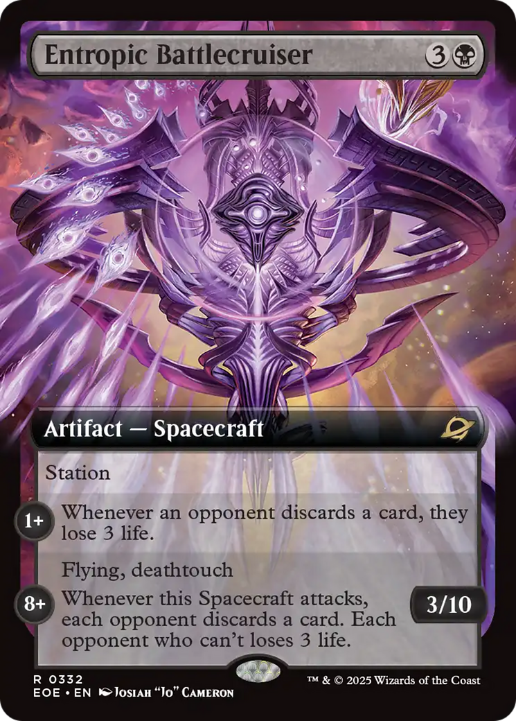Entropic Battlecruiser (Extended Art) [Edge of Eternities] | Jack's On Queen