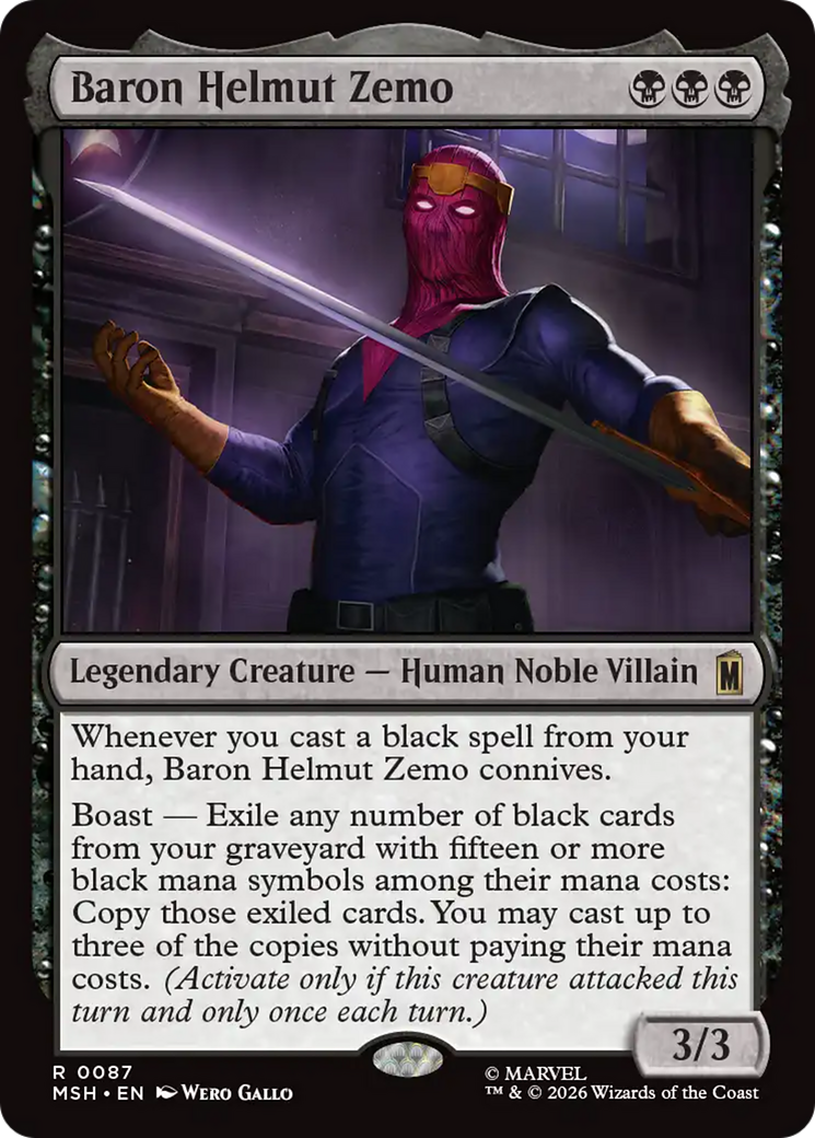 Baron Helmut Zemo [Marvel Super Heroes] | Jack's On Queen