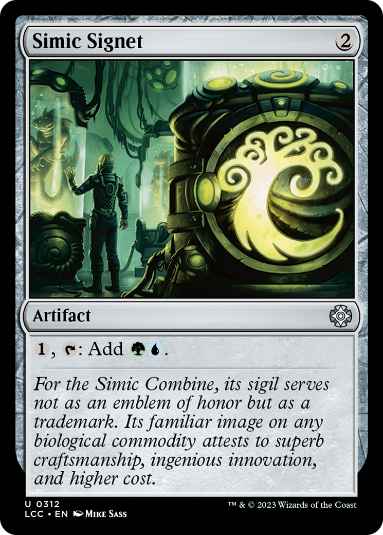 Simic Signet [The Lost Caverns of Ixalan Commander] | Jack's On Queen